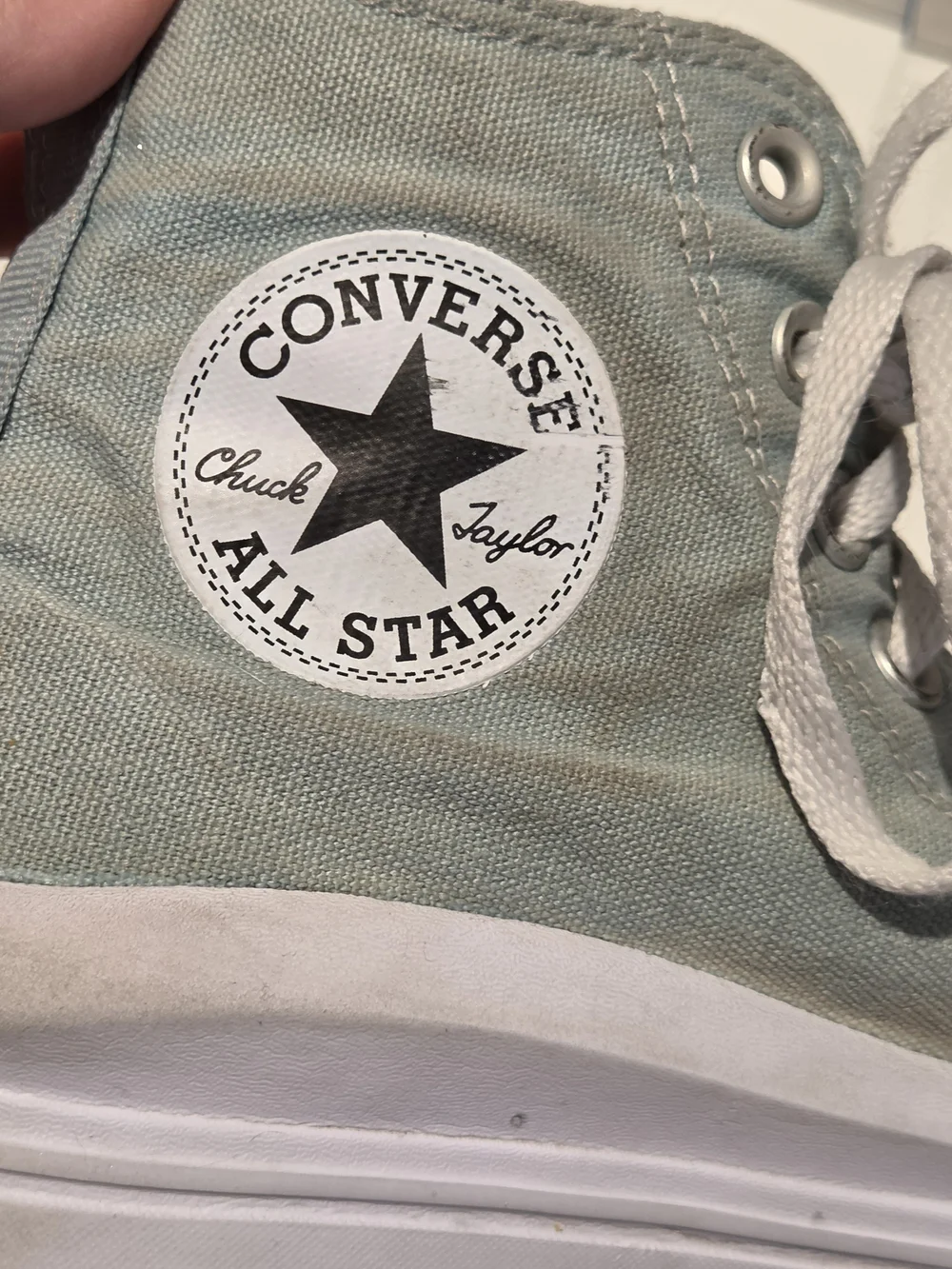 Converse Girls Size 5 Platform High Top All Star Turquoise Aqua Chuck Taylor